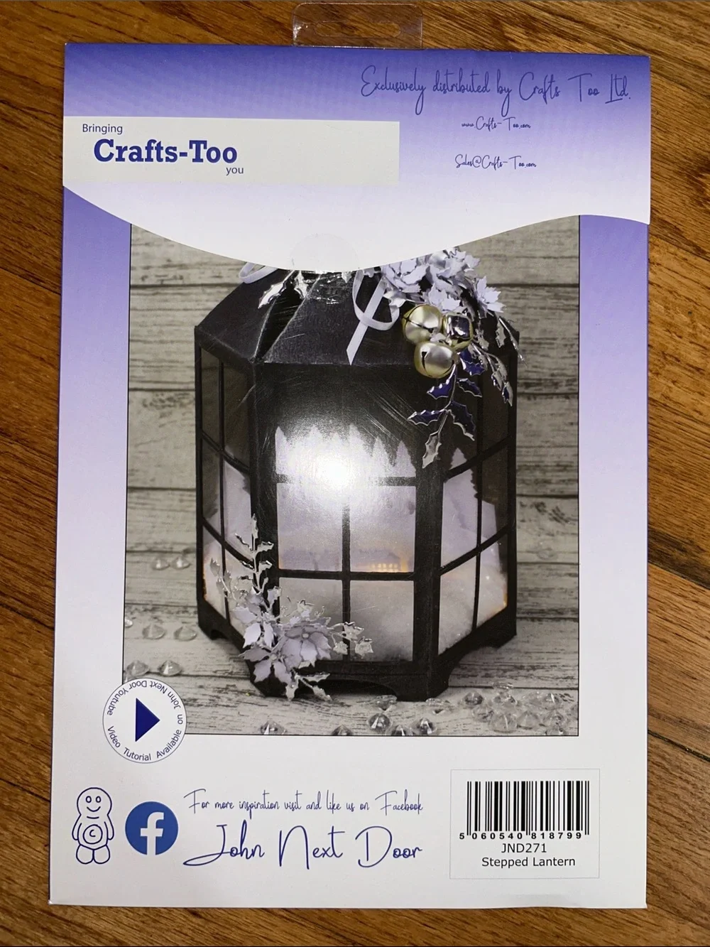 Christmas Lantern Die Set - Black and White